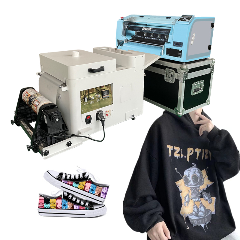 Commercial Printing Machine For Clothes - 33CM DTF Printer with Hot Powder