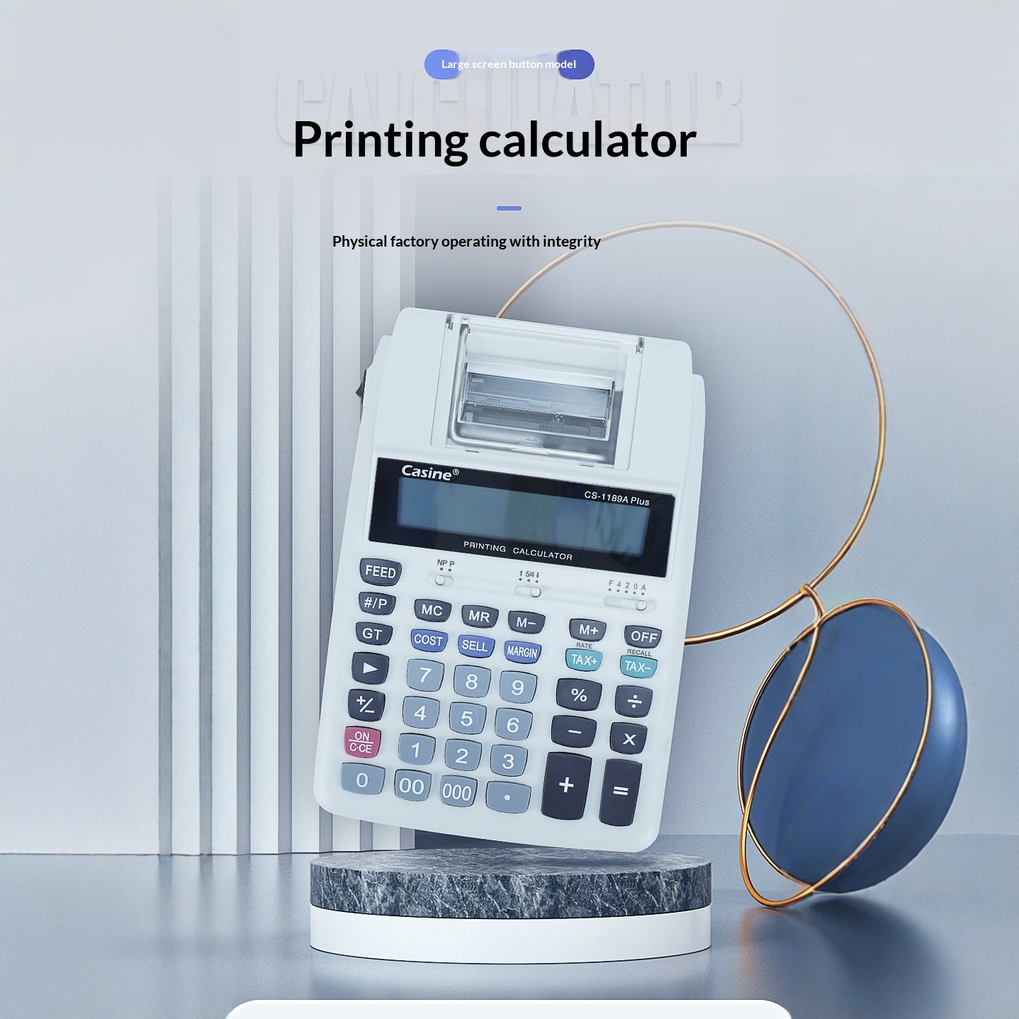 Printable Calculator 12-digit  - огляд і ціна Commercial Printing Calculator