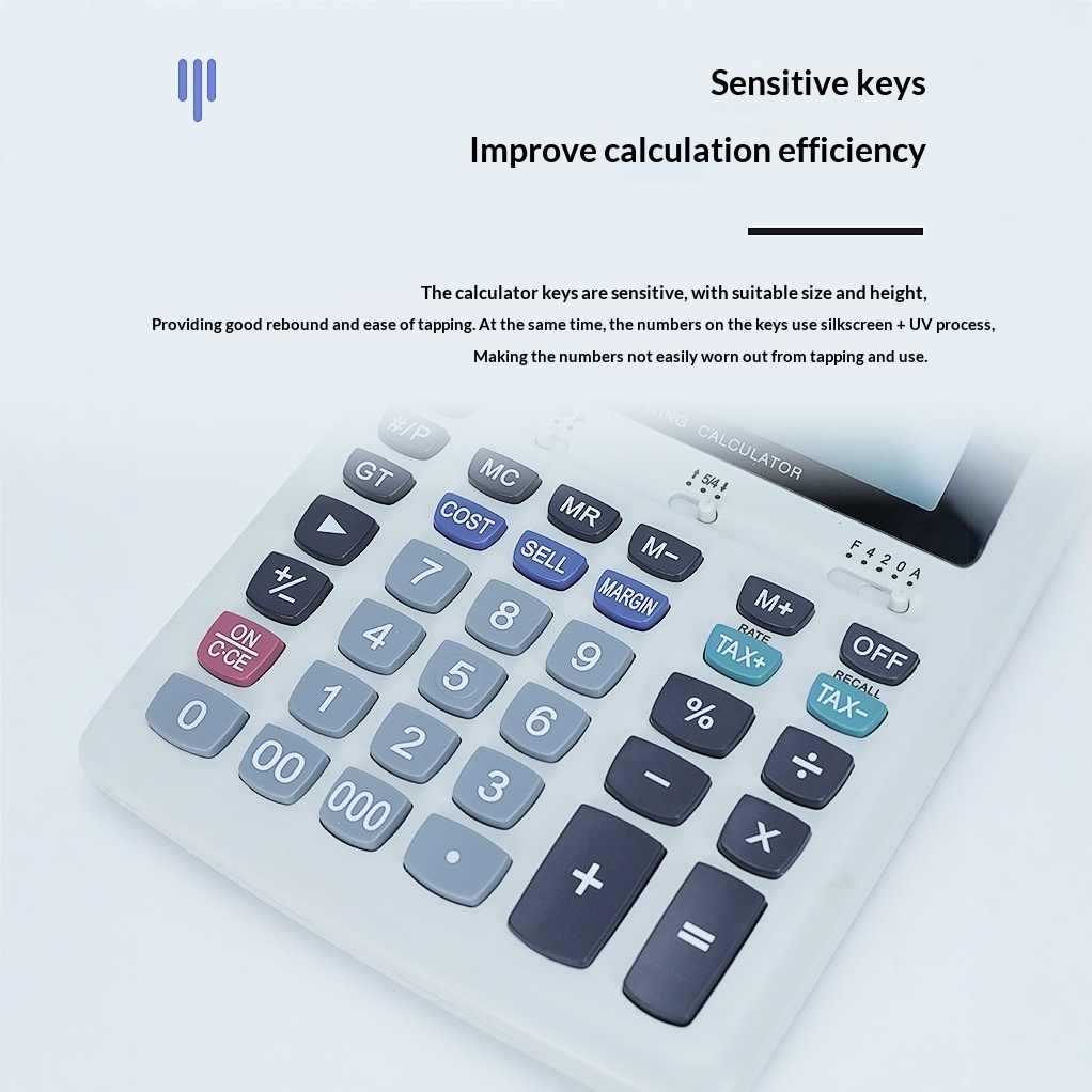 Printable Calculator 12-digit  - огляд і ціна Commercial Printing Calculator