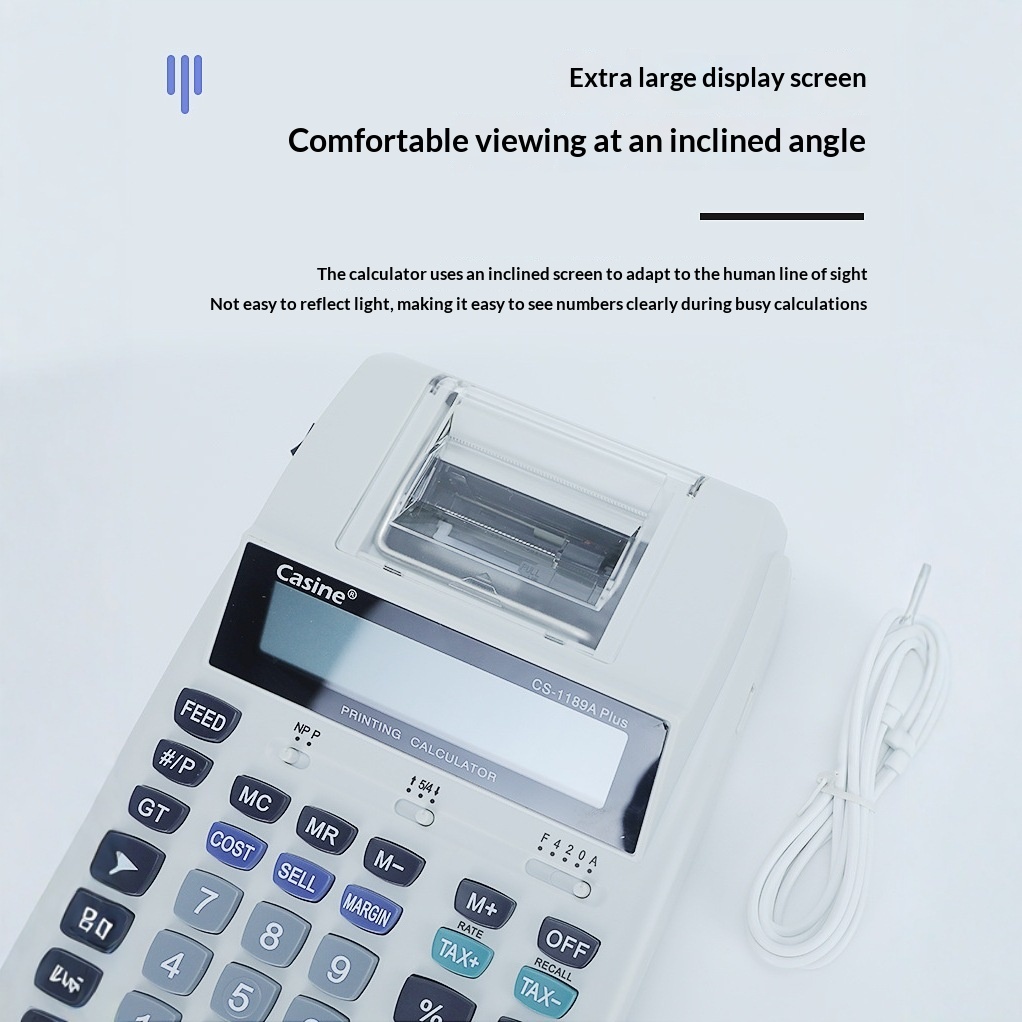 Printable Calculator 12-digit  - огляд і ціна Commercial Printing Calculator