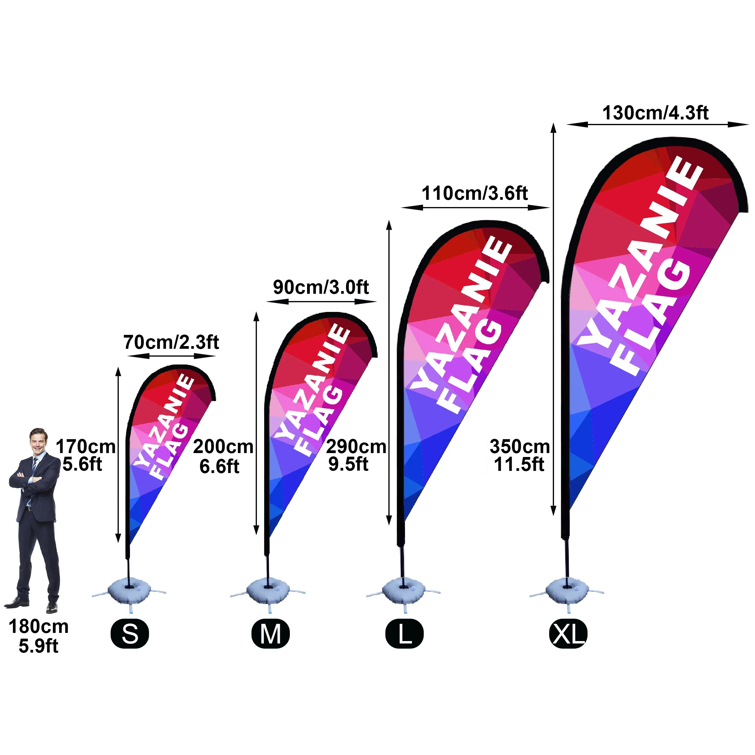 Custom Advertising Teardrop Fl - огляд і ціна Commercial Banner Printing