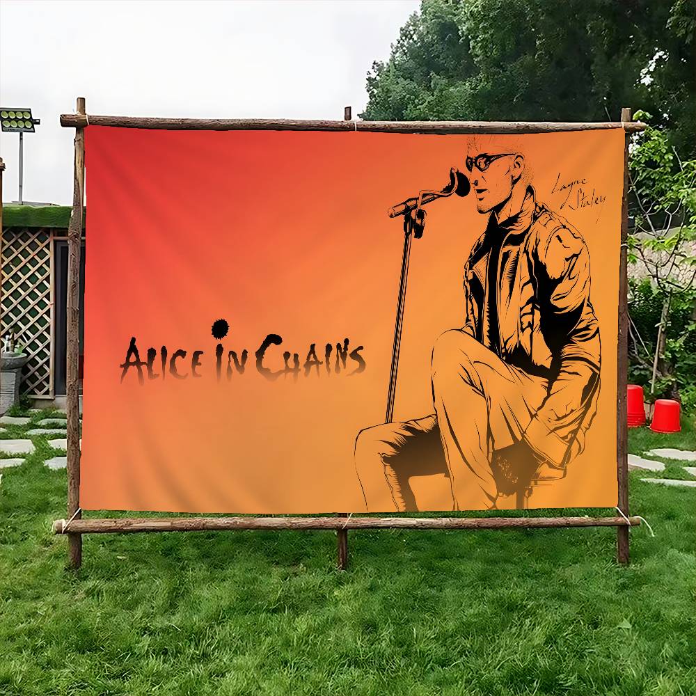 Retro Music Alice In Chains Ad - огляд і ціна Commercial Banner Printing