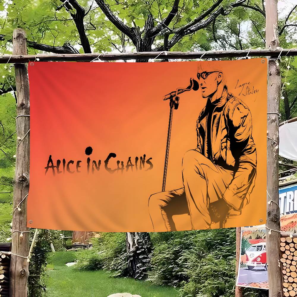 Retro Music Alice In Chains Ad - огляд і ціна Commercial Banner Printing