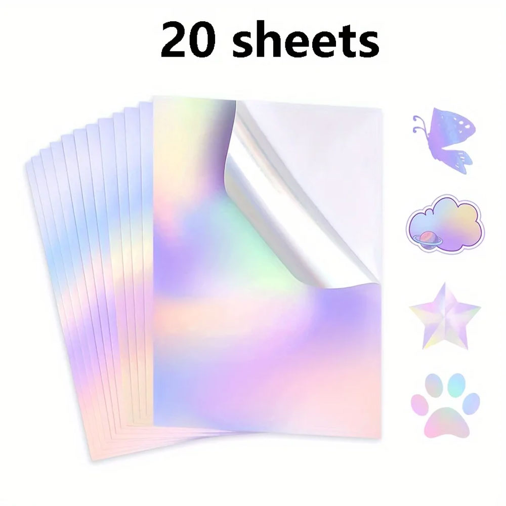 20 Sheets A4 Printable Hologra - огляд і ціна Commercial Vinyl Printing