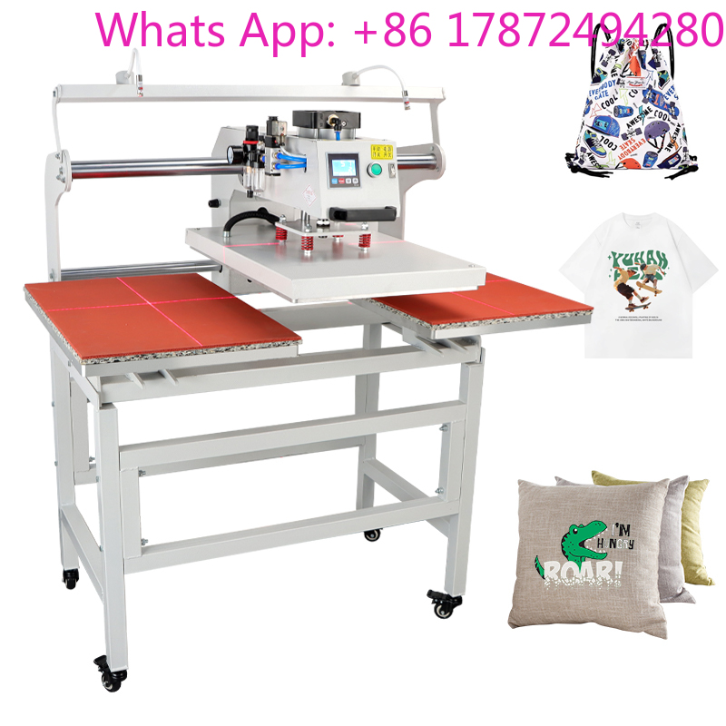 Dual Electric Slide Hot Stampi - огляд і ціна Commercial Printing Machine For Shirts