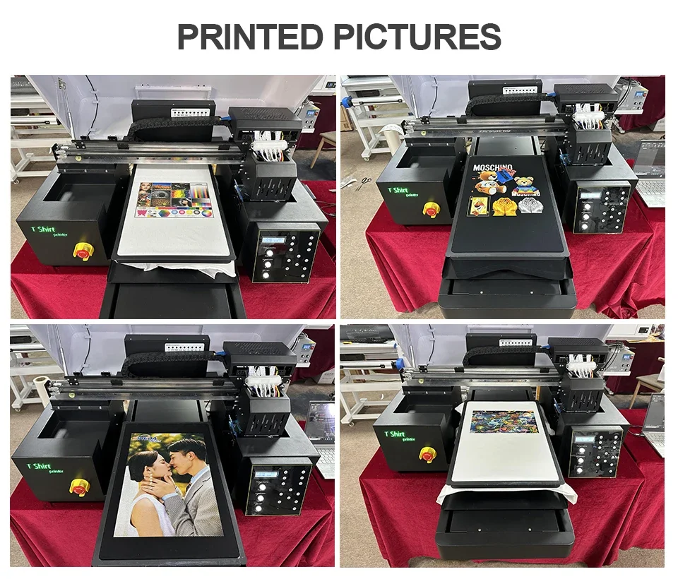 DTG Printer For Clothes 40cm*6 - огляд і ціна Commercial Printing Machine For Shirts