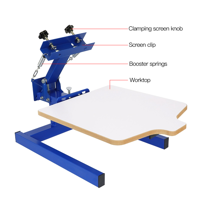 Handheld monochrome manual scr - огляд і ціна Commercial Printing Machine For Clothes