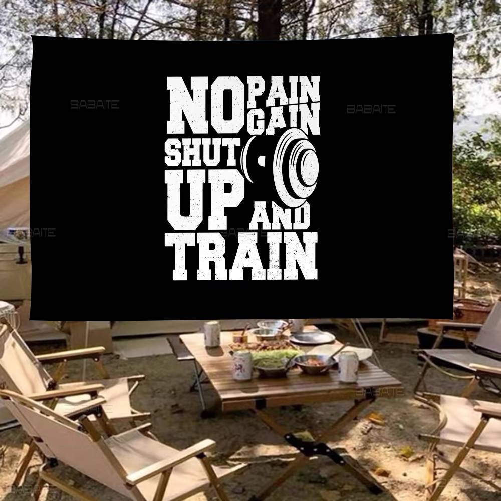 No Pain No Gain GYM Advanced P - огляд і ціна Commercial Banner Printing