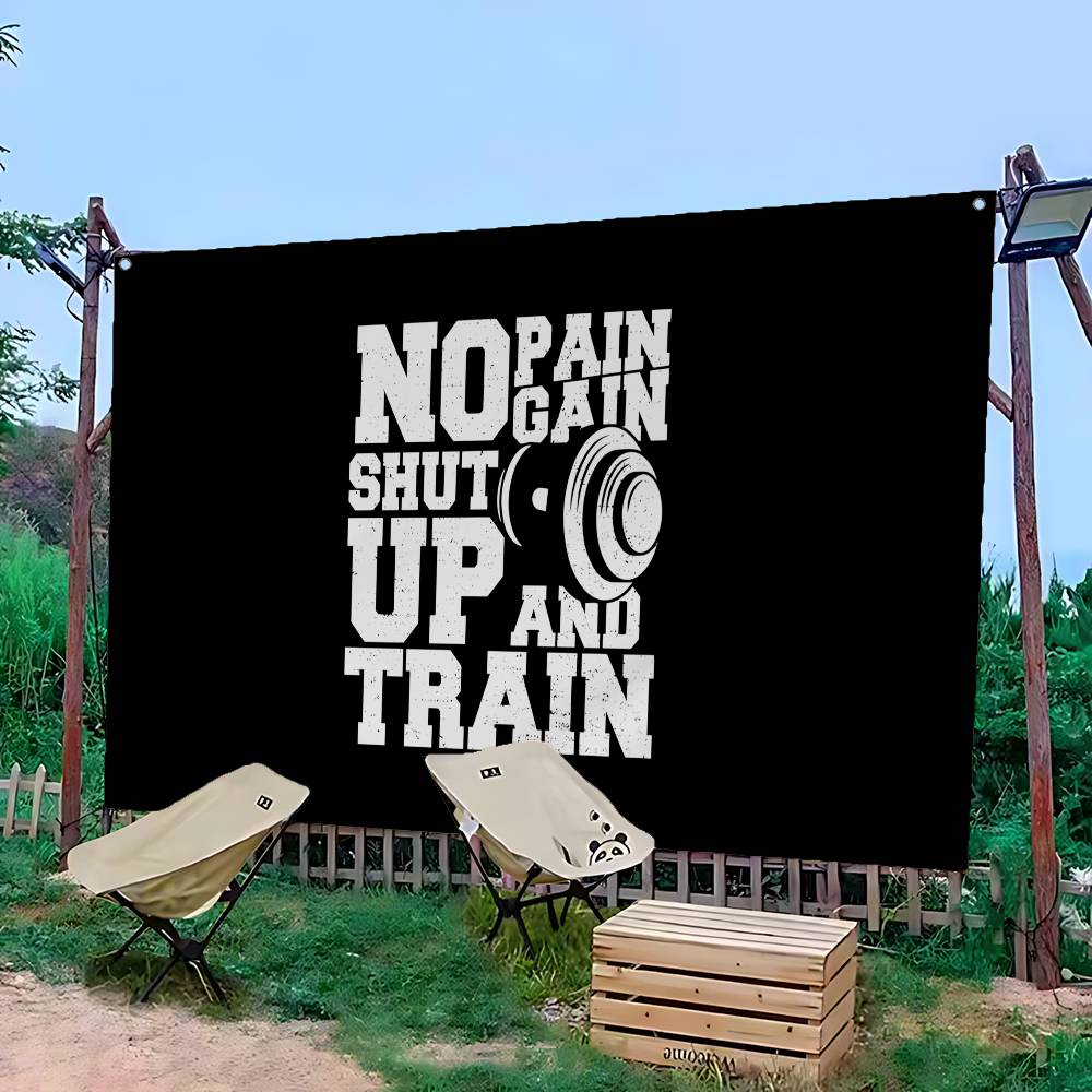 No Pain No Gain GYM Advanced P - огляд і ціна Commercial Banner Printing