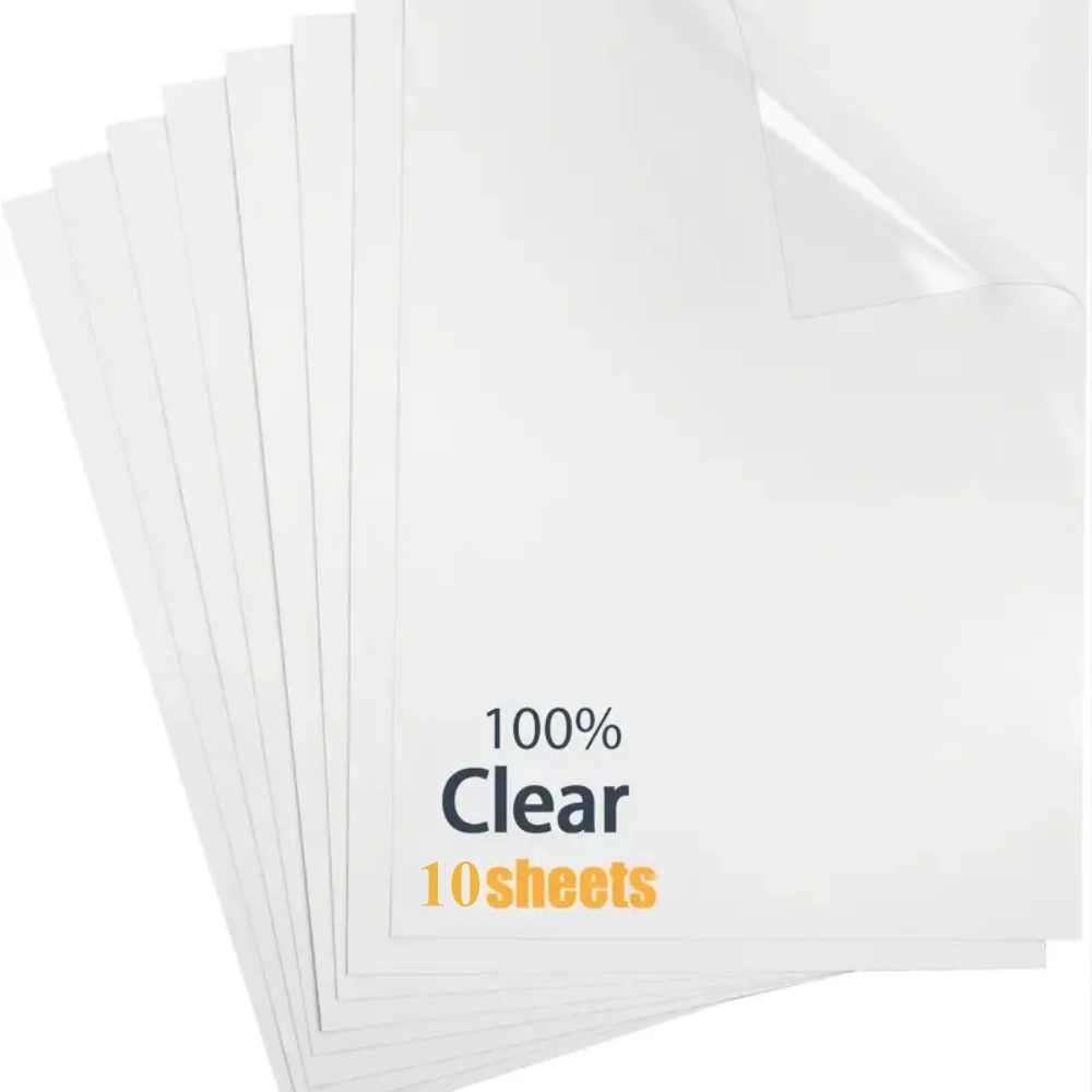 10 Sheets 100% Transparent Vin - огляд і ціна Commercial Vinyl Printing
