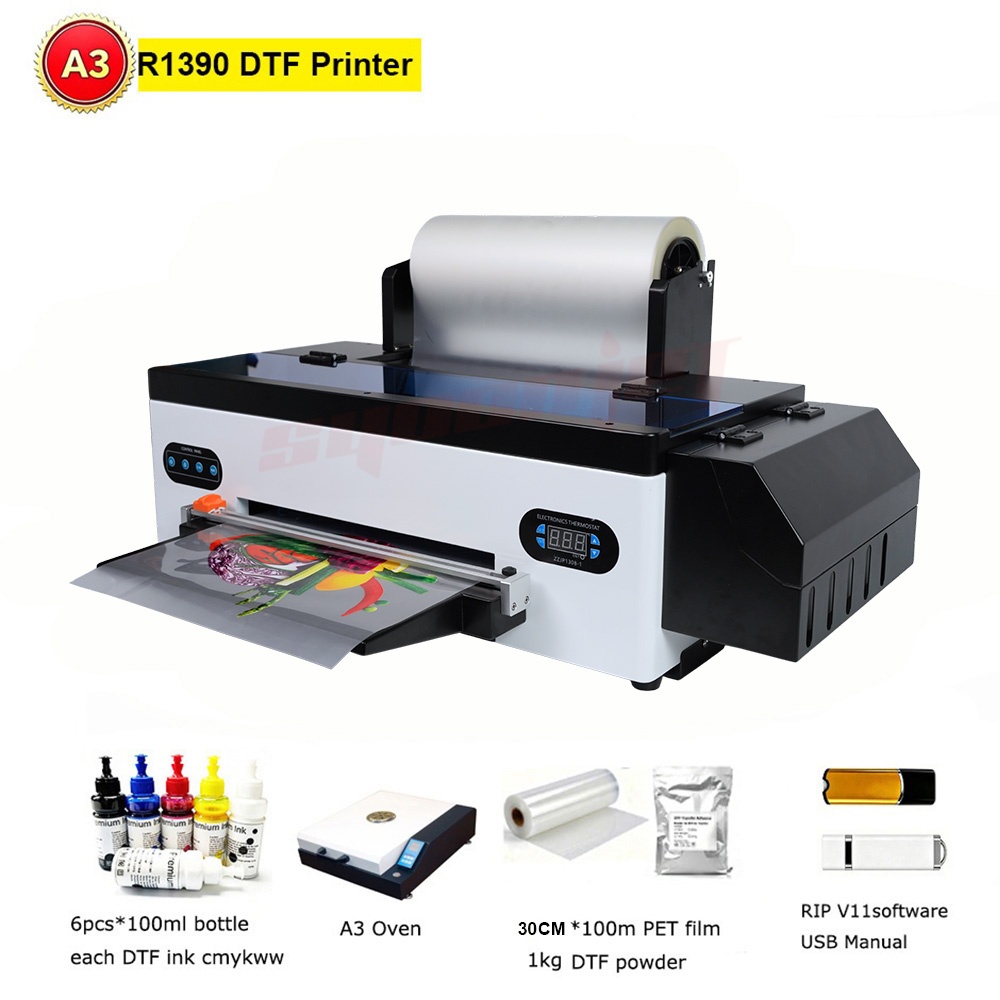 A3+DTF Printer with Epson R139 - огляд і ціна Commercial Printing Machine For Clothes