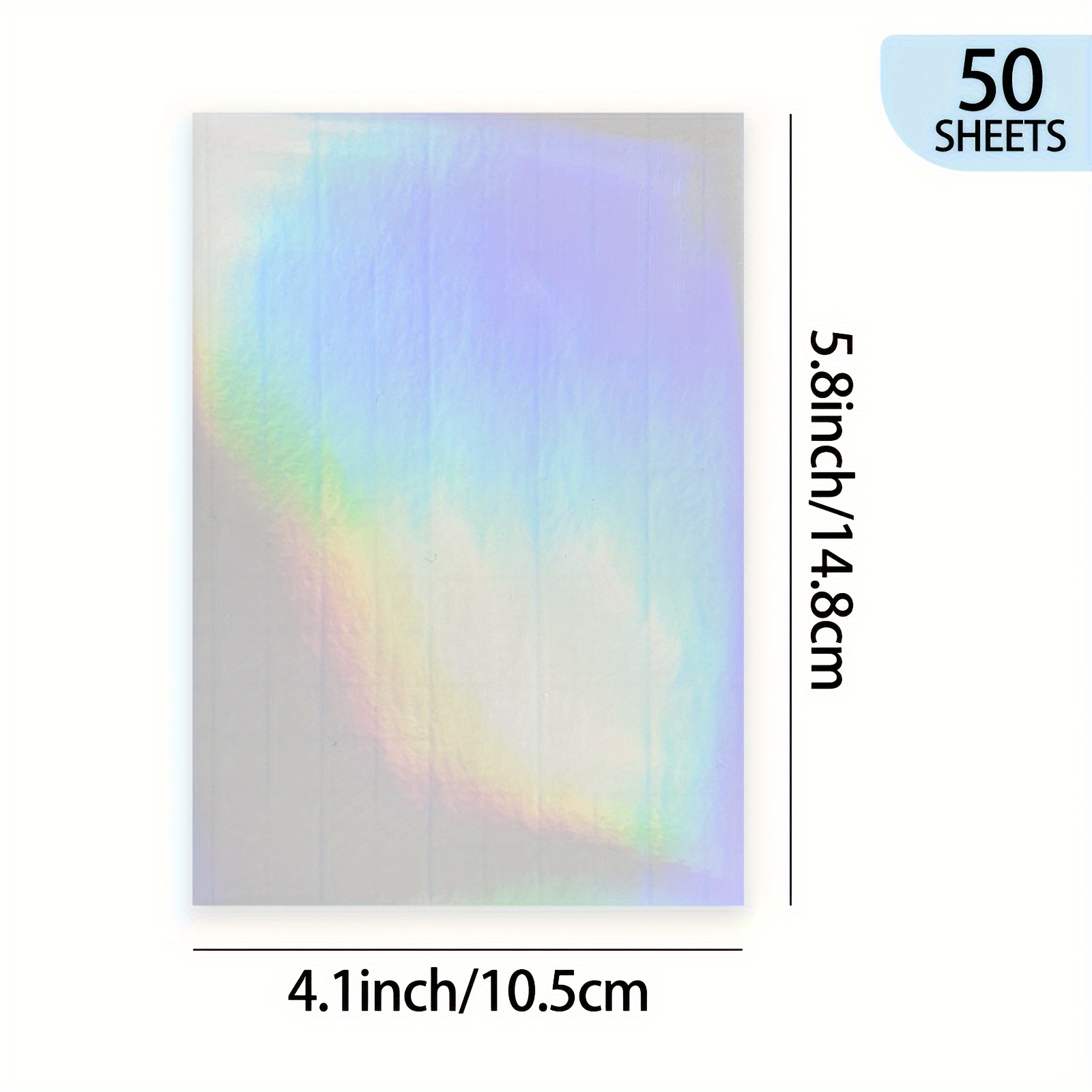 50 Sheets A6 Size Holographic  - огляд і ціна Laminator Cold Roll